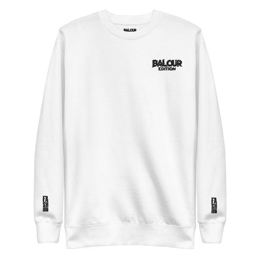 Balour Fashion Signature Crewneck - White alternate product view