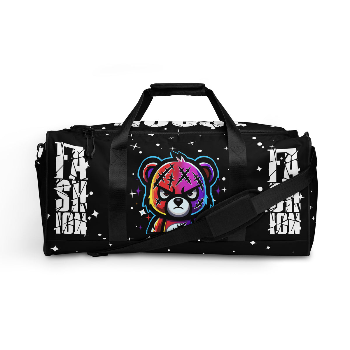 Balour Cosmic Bear Travel Duffle — Starfield Black by Balour Edition