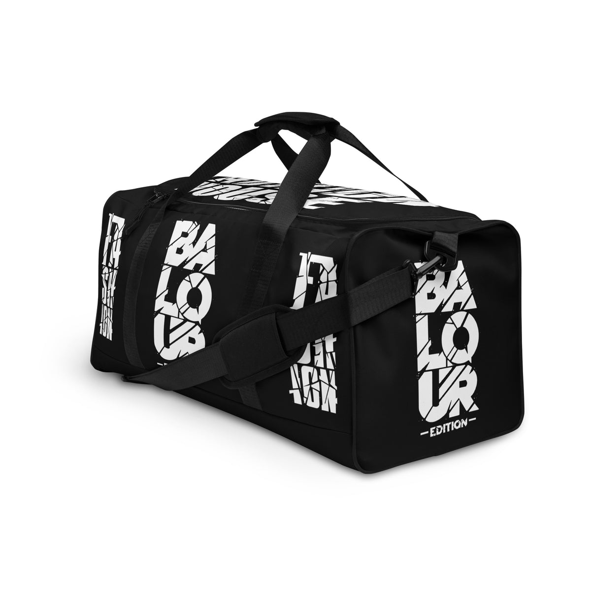 Balour Signature Travel Duffle — Midnight Black by Balour Edition