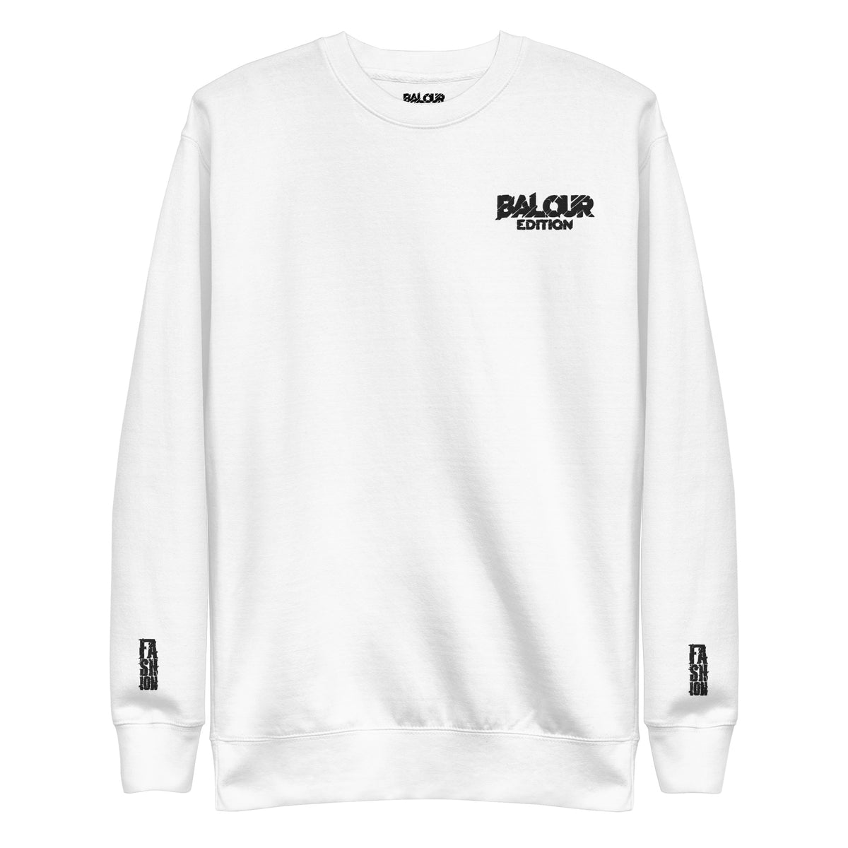 Balour Fashion Signature Crewneck - White by Balour Edition